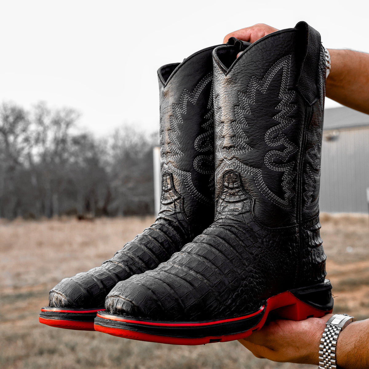 Genuine Caiman boots Men main image 2