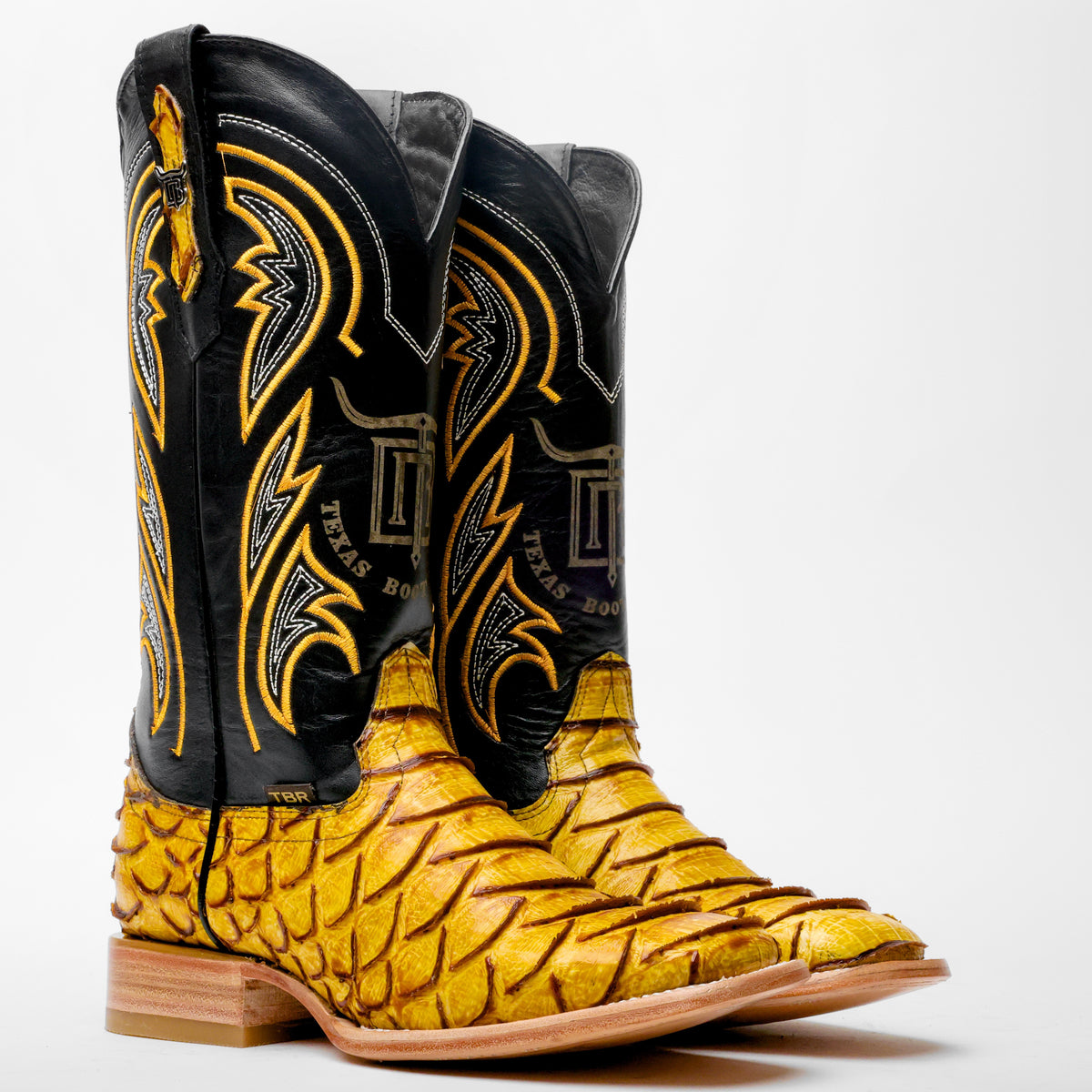 Butter Jumbo Python Leather Boots - Square Toe – Texas Boot Ranch