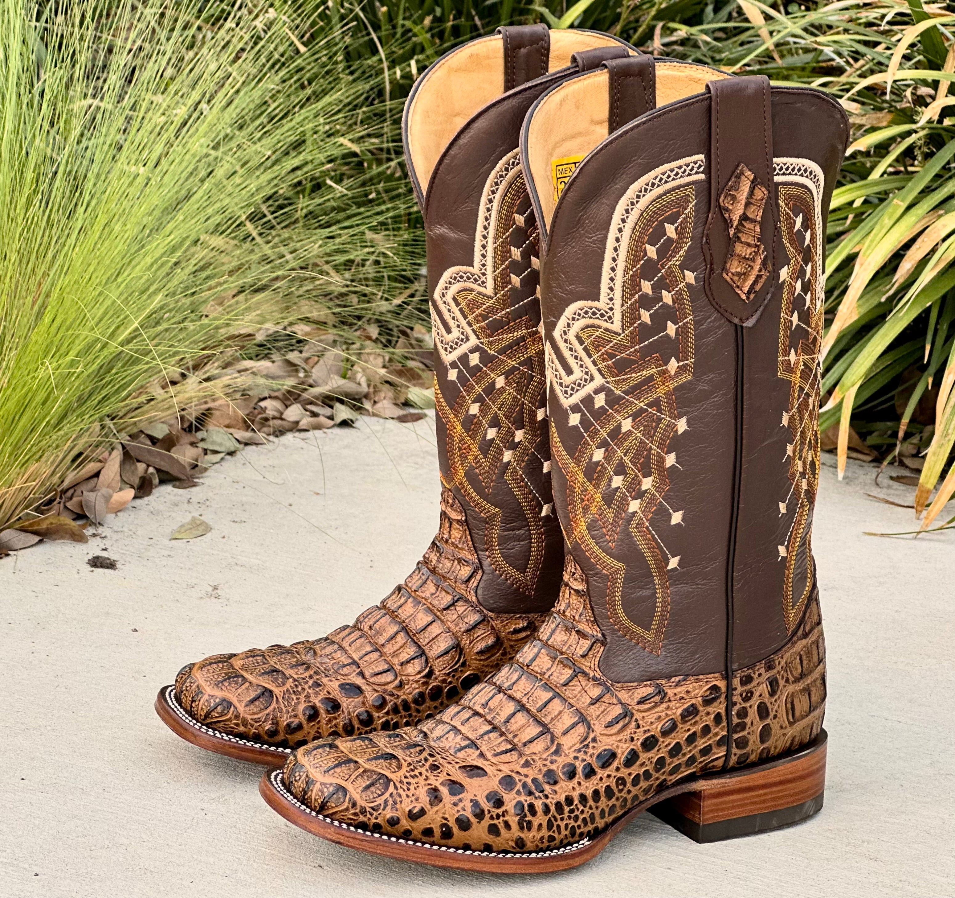 Alligator skin work shops boots