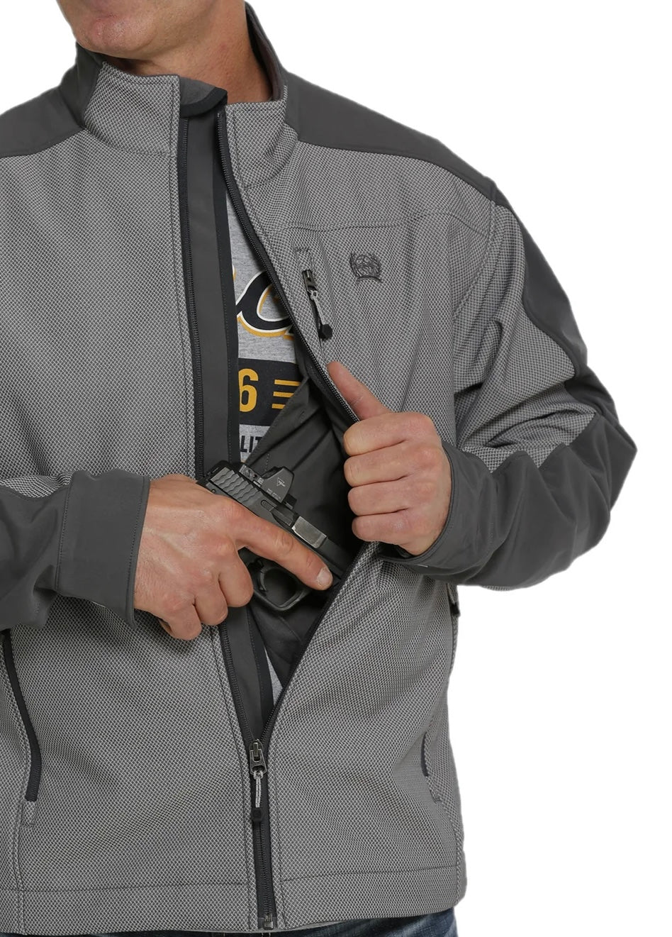 Cinch Men s Concealed Carry Bonded Gray Jacket