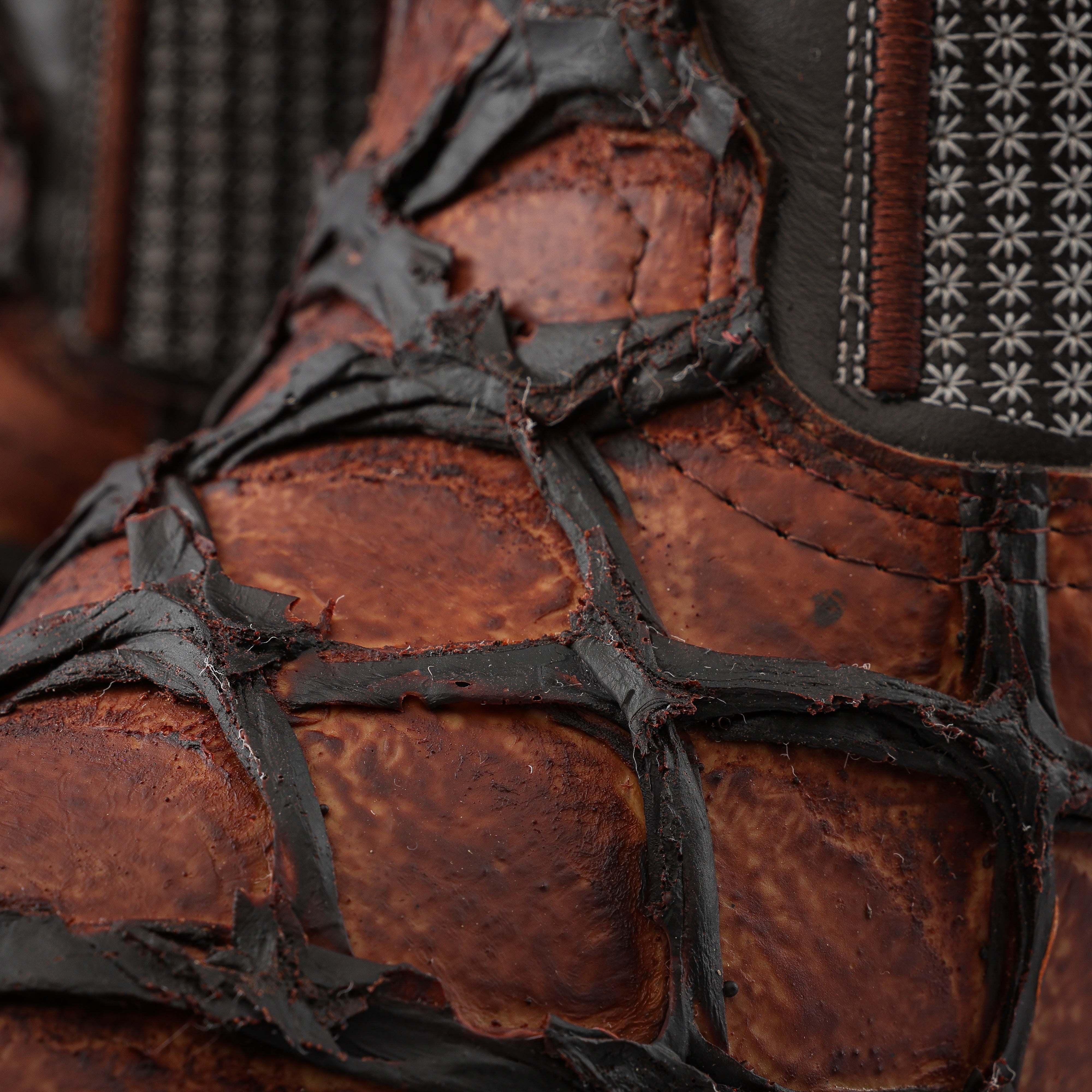 Cognac Jumbo Pirarucu Leather Boots - Square Toe – Texas Boot Ranch