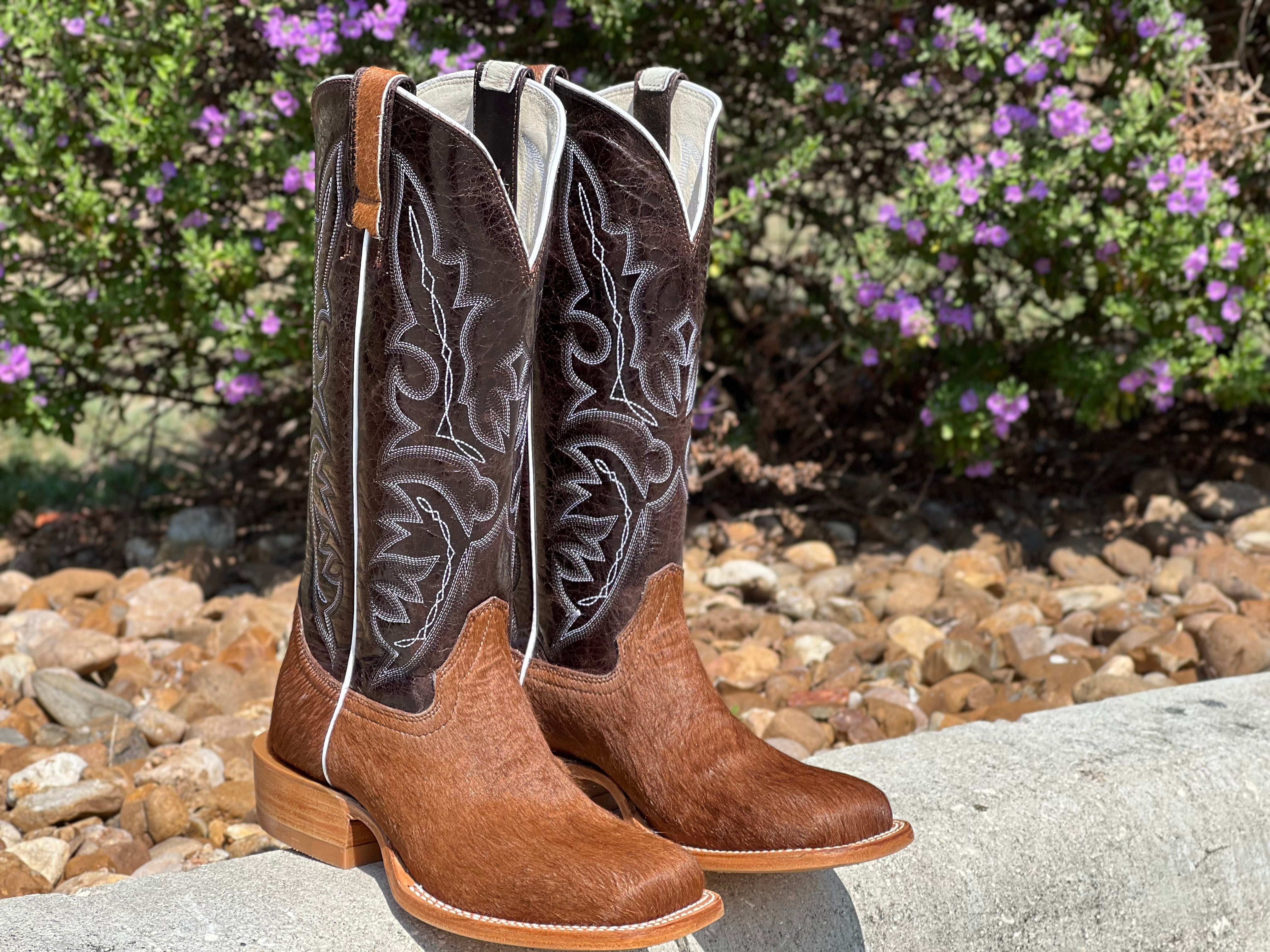 Cowhide cowboy boots online