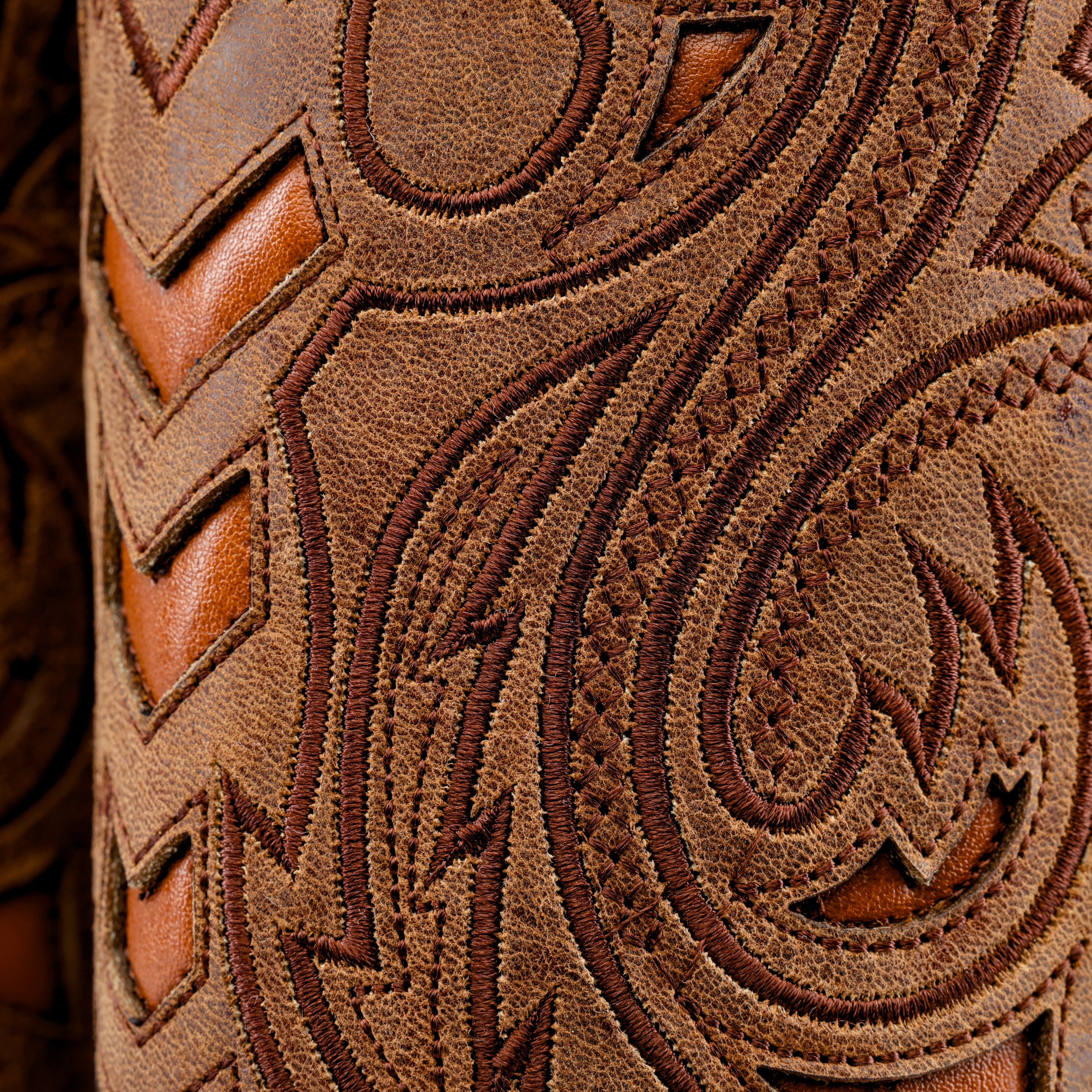 Cognac Jumbo Pirarucu Leather Boots - Square Toe – Texas Boot Ranch