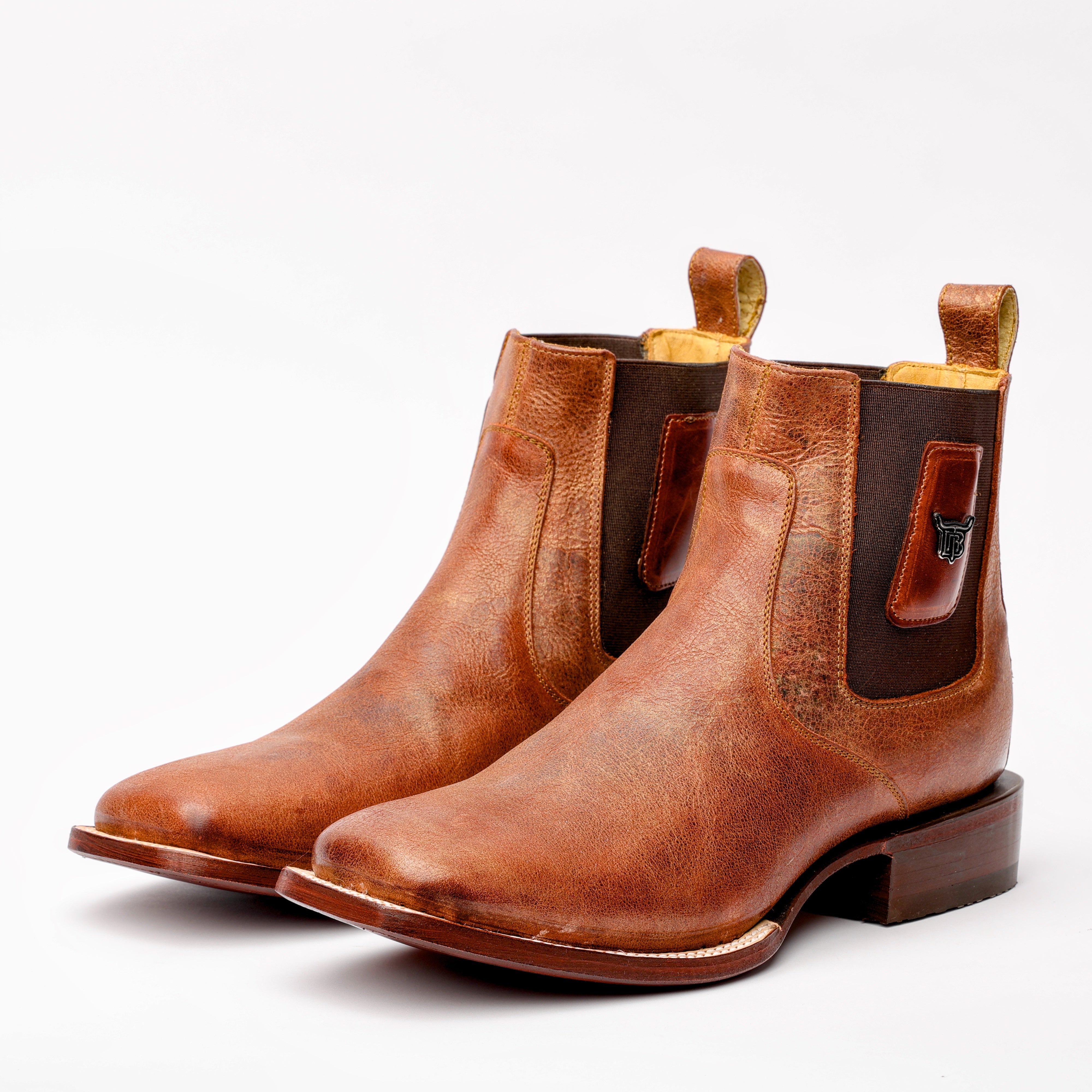 Tan Leather Chelsea Boot - Square Toe – Texas Boot Ranch