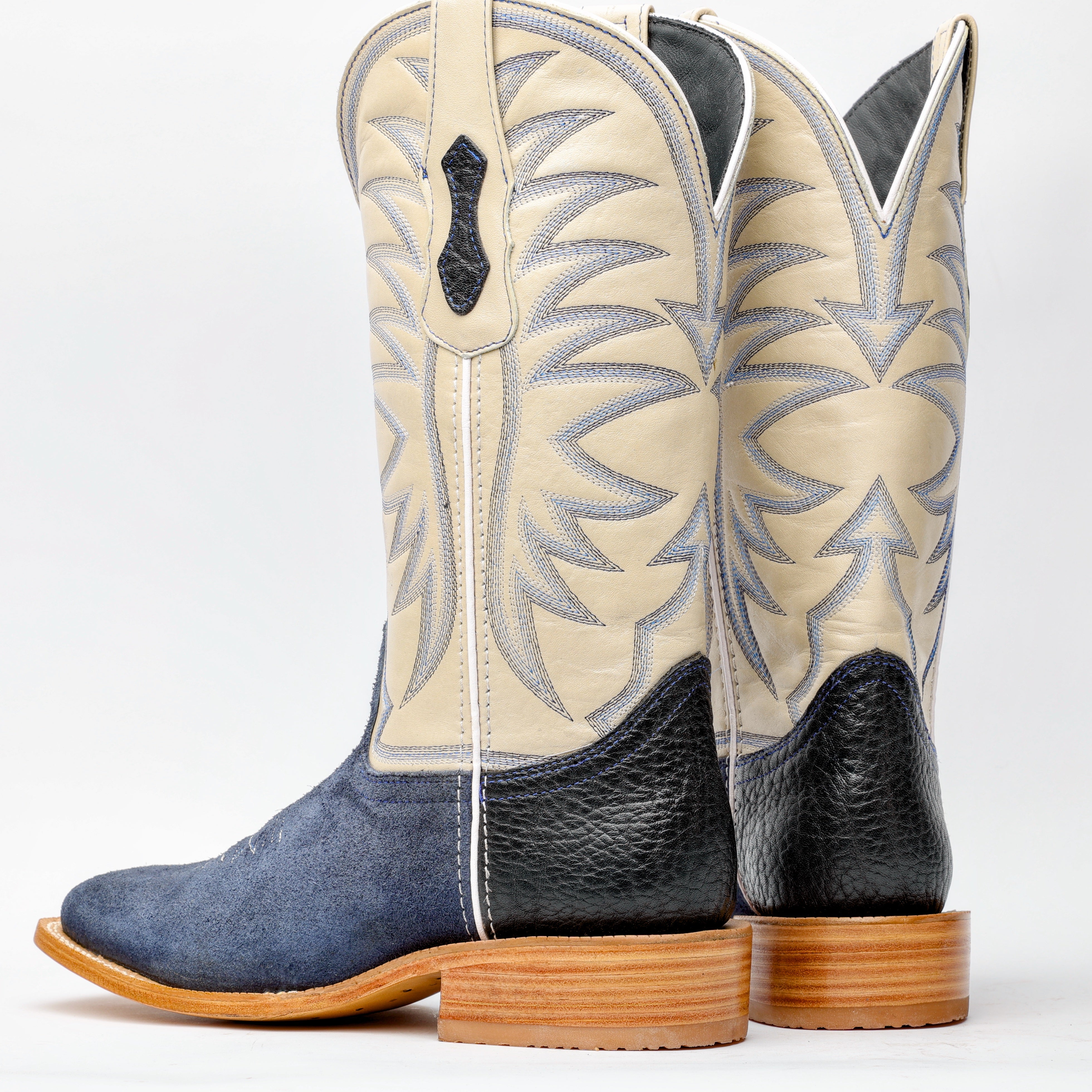 Blue Jean Rough-Out Boots - Square Toe – Texas Boot Ranch