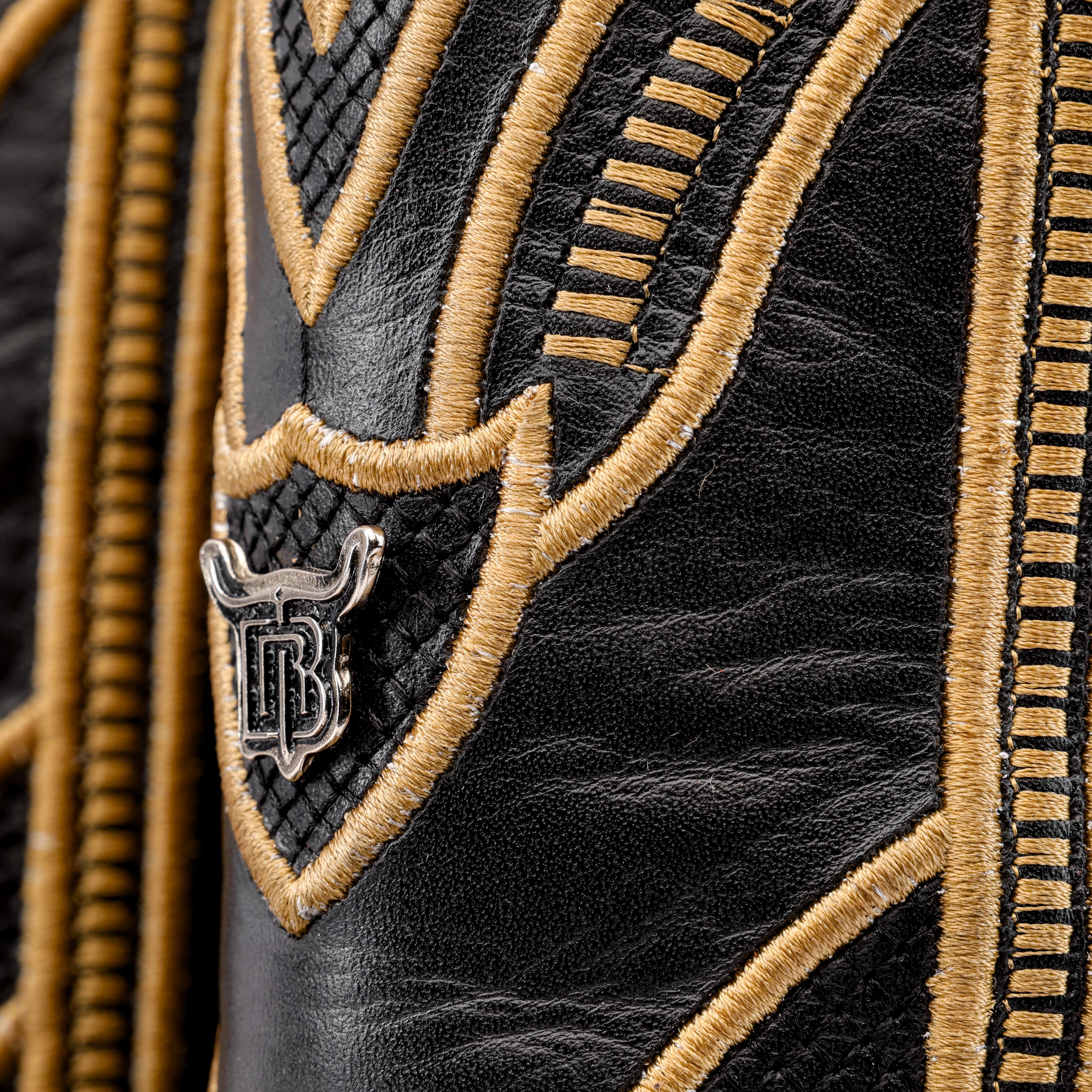 Orix Two-Tone Caiman Neck Leather Boots - Square Toe – Texas Boot