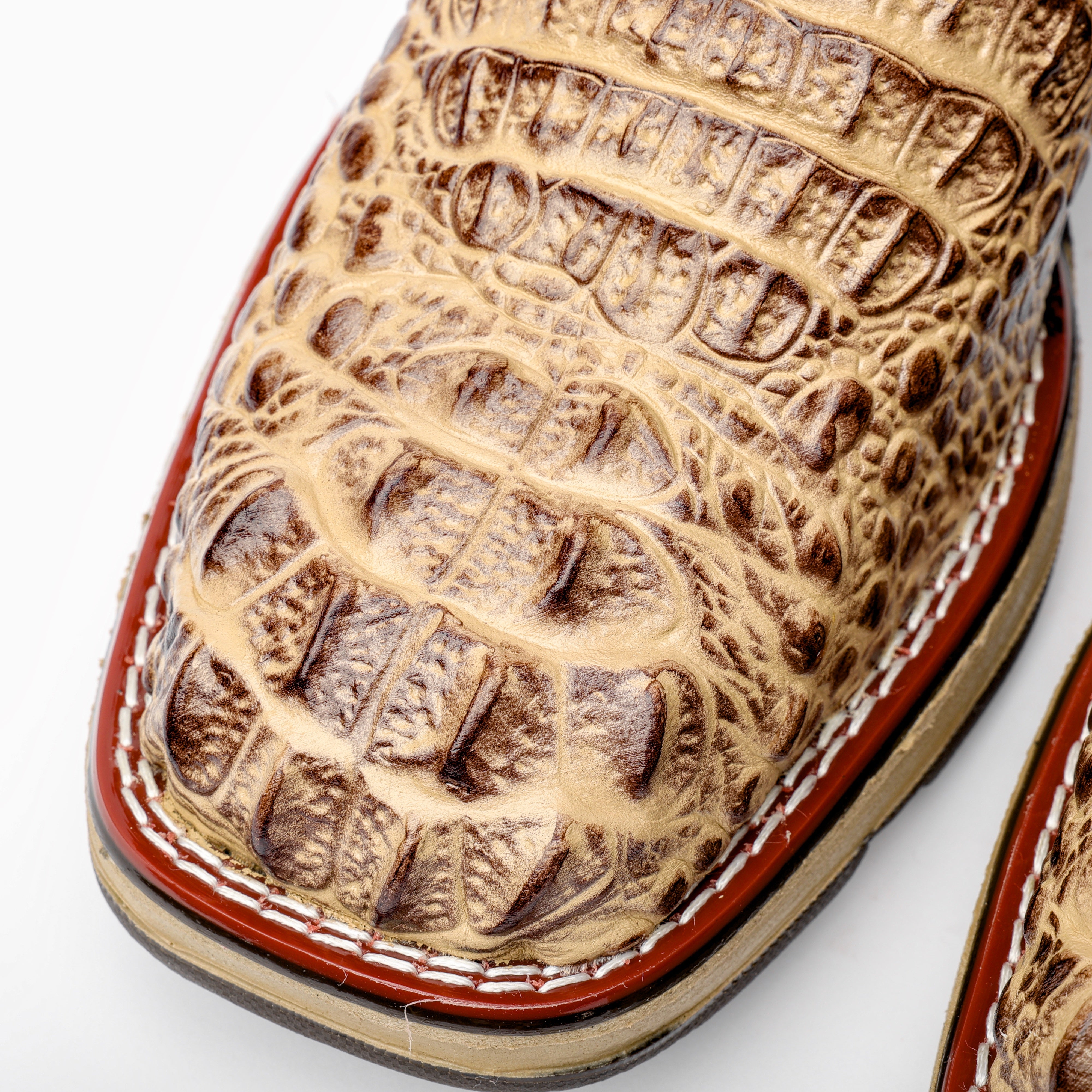 Orix Caiman Neck Leather Boots With 3D Lightweight Sole