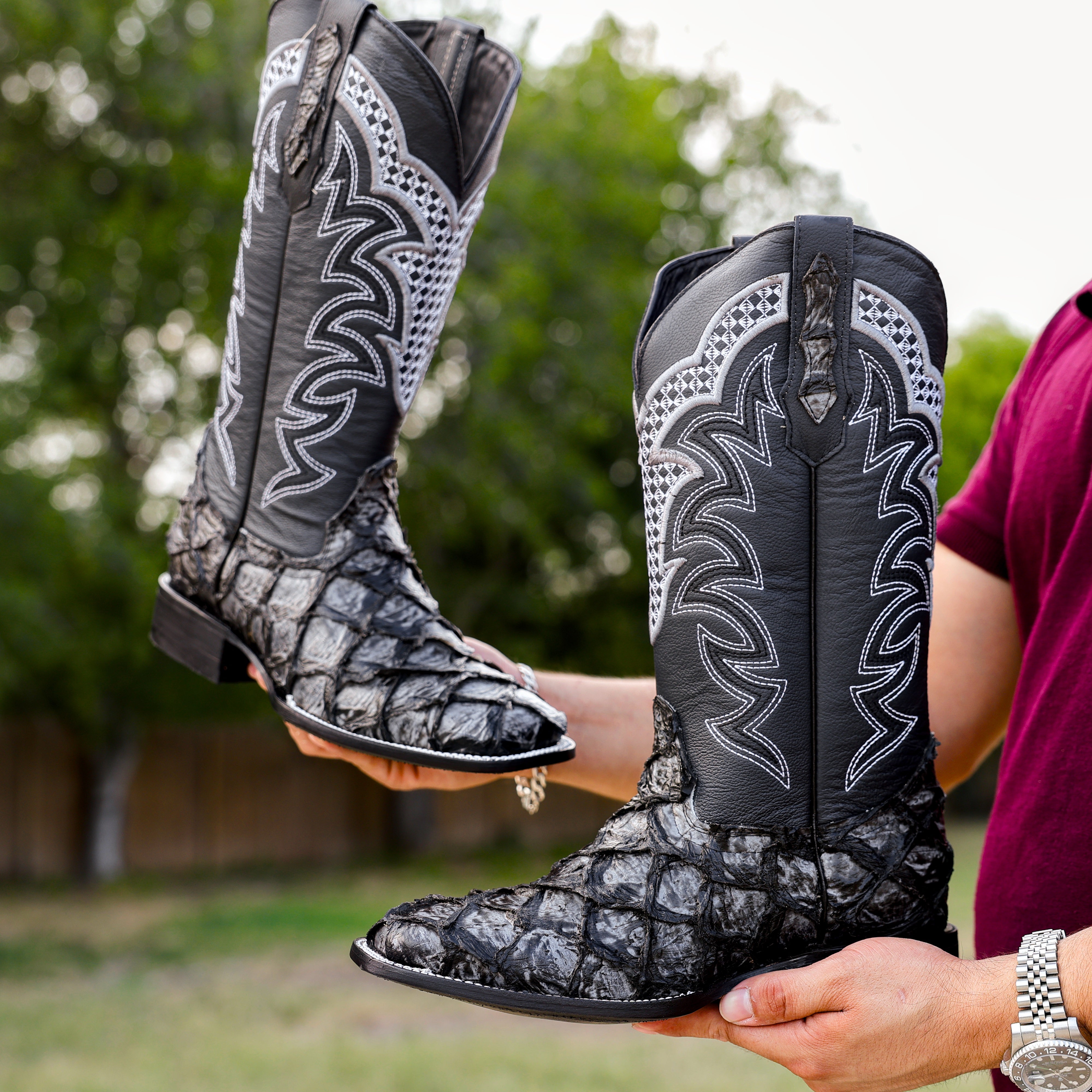 ブーツその他 PARIS TEXAS BOOTS (PX1408XCOV3 CARBONEOFFBLK) Black brushed leather boots - Paris Texas – Paris Texas US