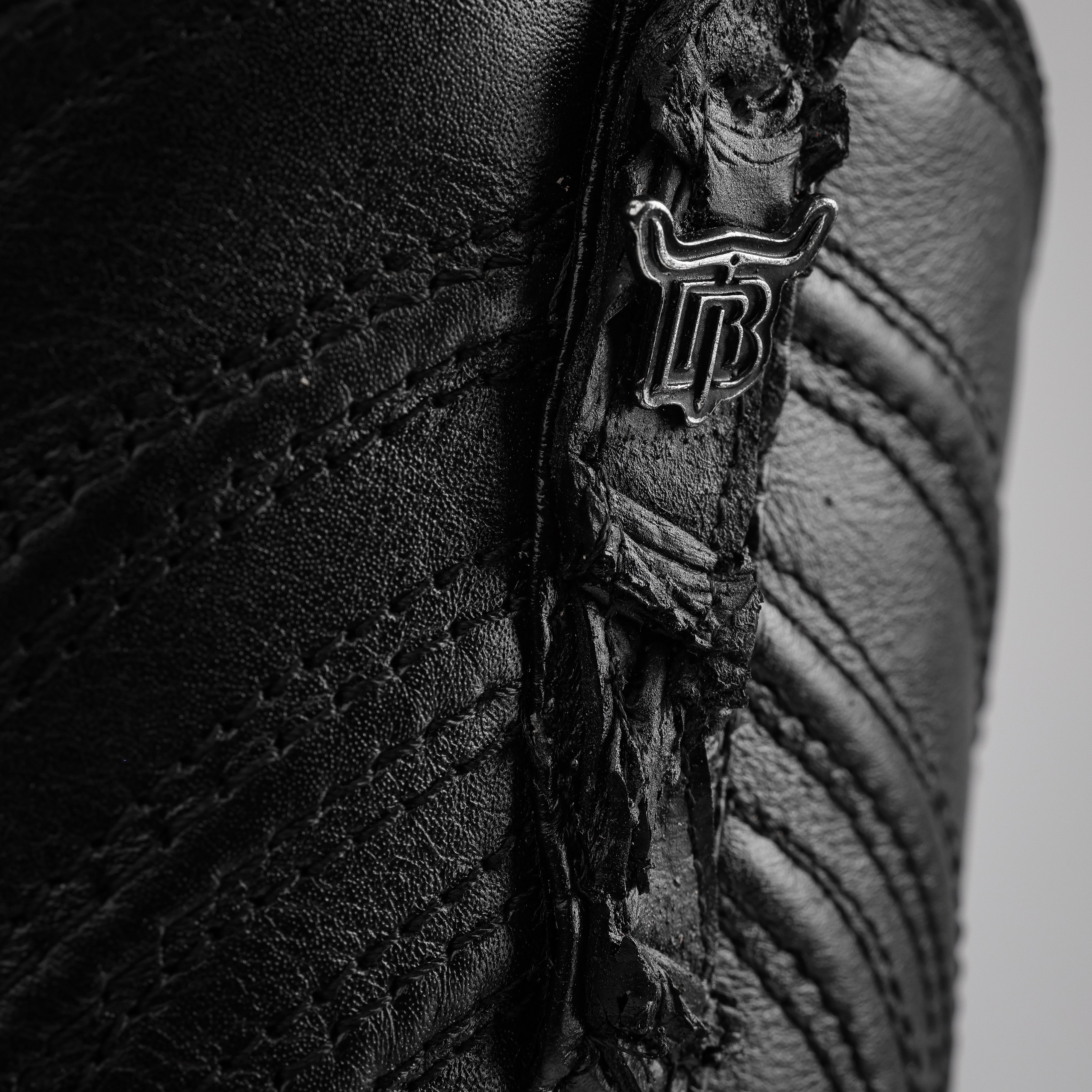Matte Black Jumbo Pirarucu Leather Boots - Square Toe – Texas Boot