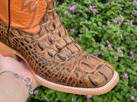 Men's Black Pirarucu Leather Boots- Red Shaft With Embroidery – Texas Boot  Ranch