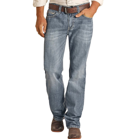 Men’s Relaxed Straight Fit Bootcut Jeans