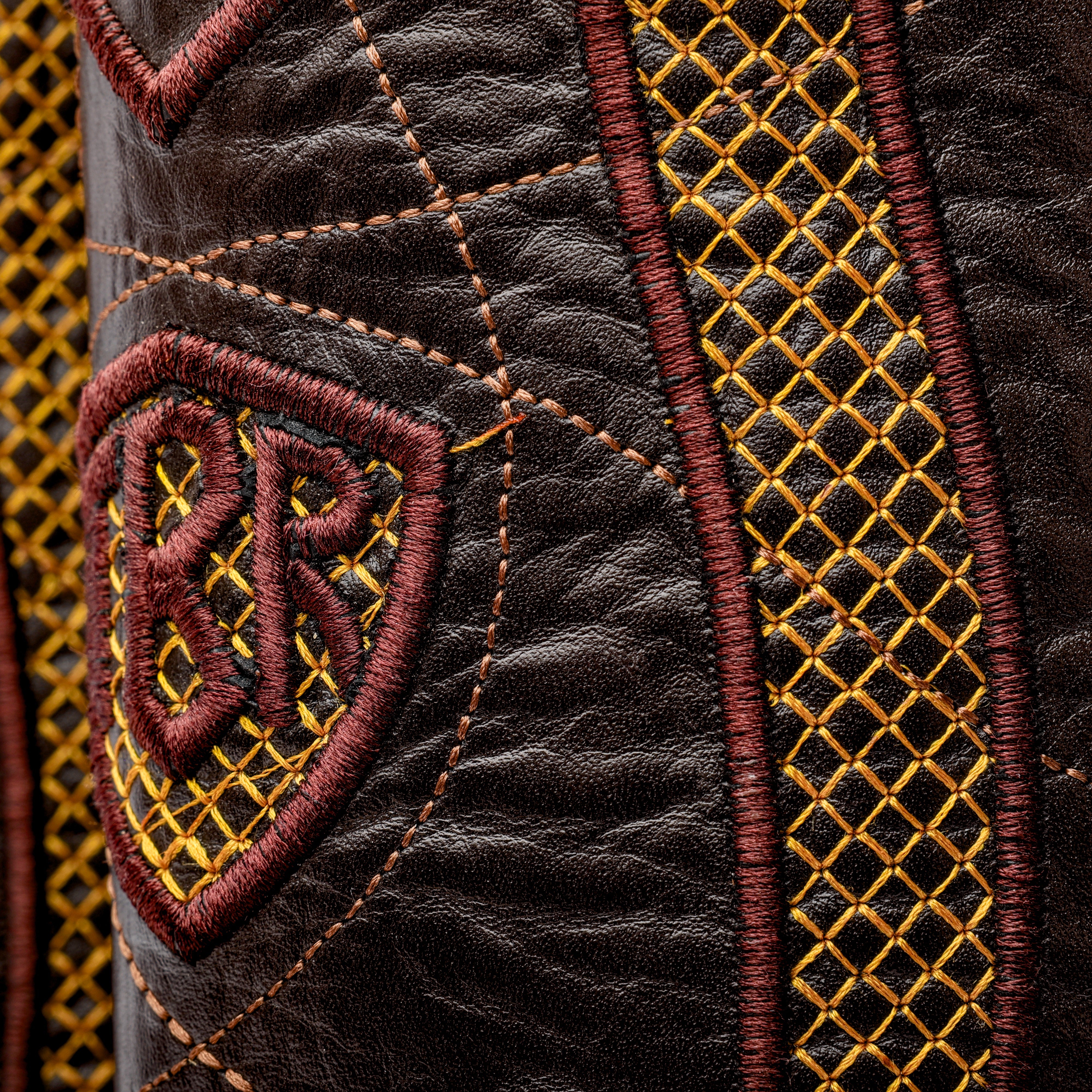 Two-Tone Caiman Neck Leather Boots - Square Toe – Texas Boot Ranch