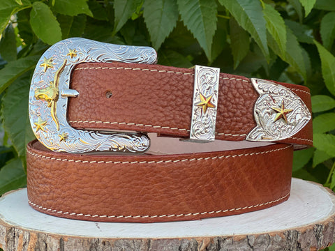 Cognac Artesanal Long Wallet With Turquoise Beaded – Texas Boot Ranch