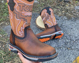 Men’s Toro Bravo Tan Steel Toe Work Boots