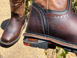 Men’s Toro Bravo Brown Steel Toe Work Boots