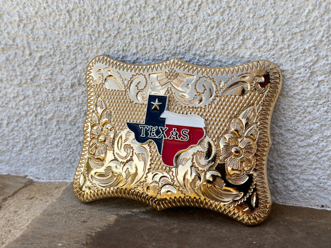 Texas Gold Plated Buckle
