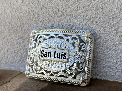 San Luis Silver Plated Buckle