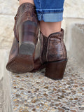 Women’s Rustic Brown Artesanal Ankle Boots