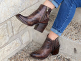 Women’s Rustic Brown Artesanal Ankle Boots