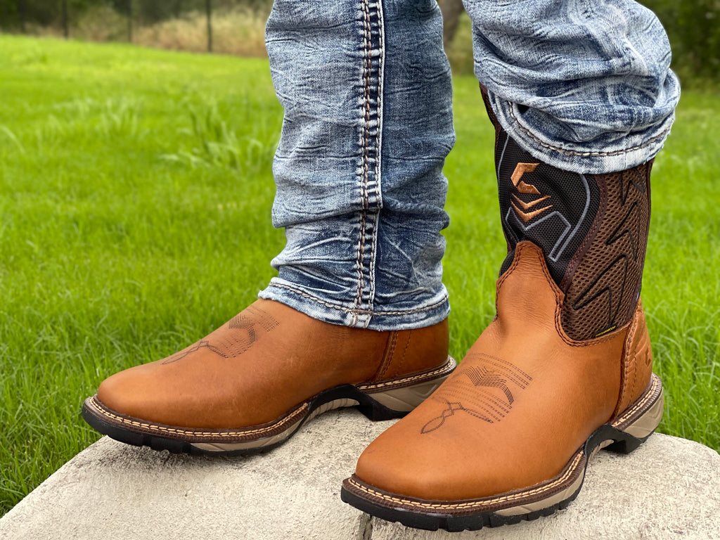 Non steel toe slip on deals work boots