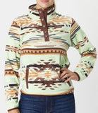 Cinch Women’s Lime & Brown Aztec Sweater