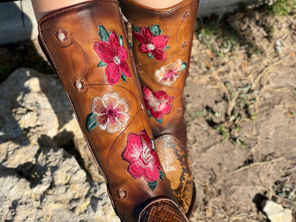 SB-Alexandria Honey - Western Boots for Women