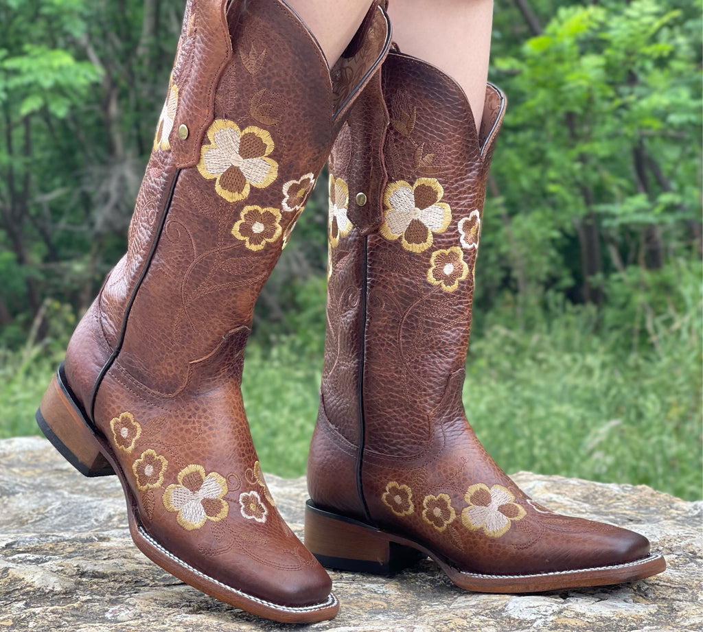 Women's cognac outlet leather riding boots